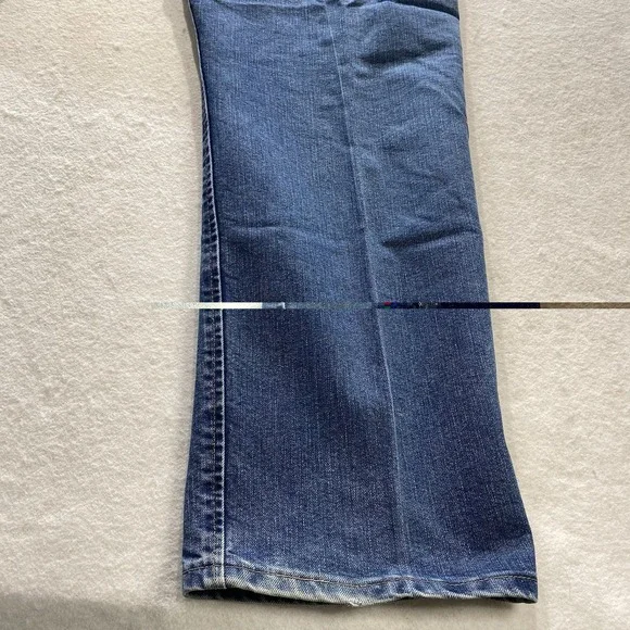 Wrangler Cool Vantage Jeans Mens 44x32 Blue Regular Fit Straight Leg Denim - Picture 13 of 13